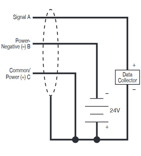 Negative voltage wiring