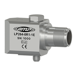 A stainless steel, standard size, side exit LP264 loop power sensor engraved with the CTC Line logo, part number, serial number, and CE and UKCA certification markings.
