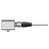 A generic, non-engraved CTC AC119 biaxial condition monitoring sensor attached to an M4TR2 connector.