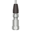 A render of a CTC Q2R grounded connector on a generic top exit condition monitoring sensor.
