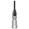 A generic, non-engraved CTC top exit vibration monitoring sensor attached to an assembled CK-A2A connector kit.