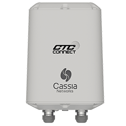 A render of a CTC ACCESS2000-LITE long-range wireless gateway and network controller.
