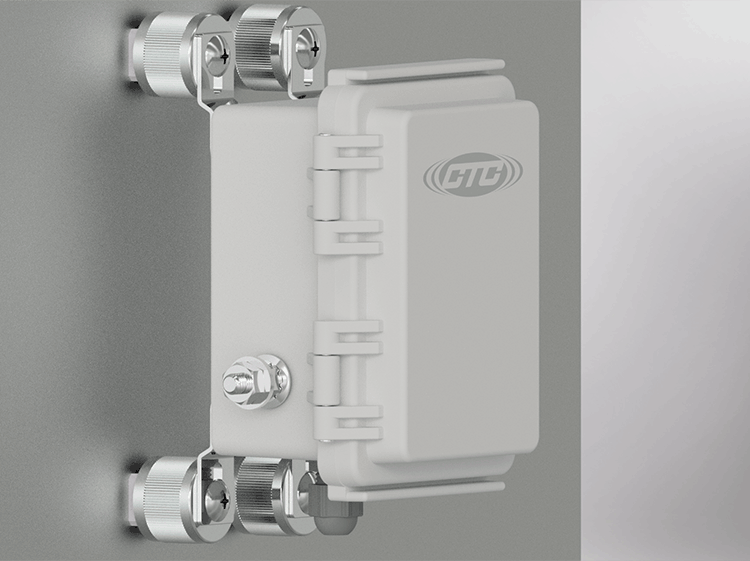 A render of an ACCESS2000 gateway mounted on an I-beam with the ACCESS2000-MH magnet mounting kit