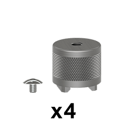 A render of an MH108-47B mounting stud and MH153-1A mounting magnet