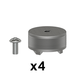 A render of an MH108-45B mounting stud and MH114-3A mounting magnet