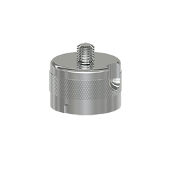 A render of a CTC MH107-5A quick disconnect receptacle with M6 integral stud.
