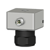 A render of a triaxial sensor mounted on an MH170-2A heat dissipation mounting pad