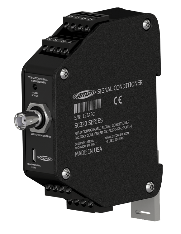 A render of a CTC AMP Line SC320 Series signal conditioner