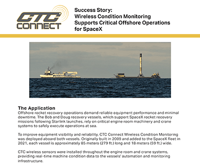 Success Story: Wireless Condition Monitoring Supports SpaceX Critical Operations