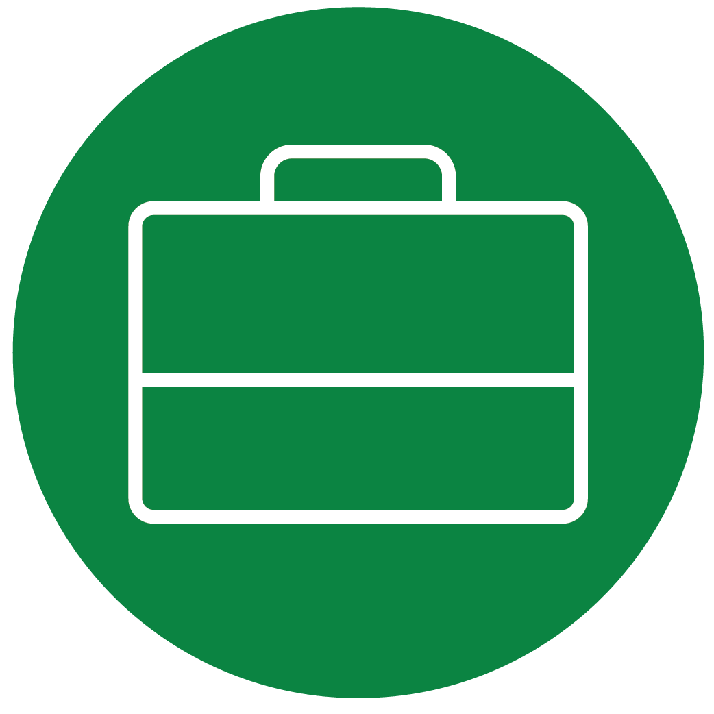 Case icon representing storage case