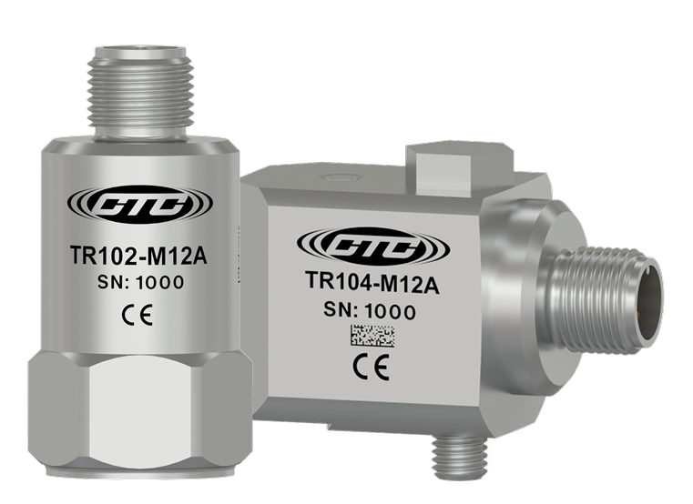 A render of CTC's TR102-M12 top exit sensor and TR104-M12 side exit sensor.