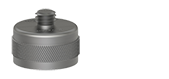A render of MHT154 stainless steel flat mounting magnet.