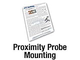 Three basic methods for mounting proximity probes for radial measurements