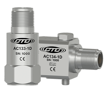 A render of CTC AC133 top exit accelerometer and AC134 side exit accelerometer