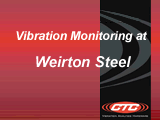 Vibration Monitoring at Weirton Steel