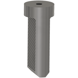A render of a CTC MH118-2A motor fin mount probe pad for accelerometers