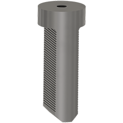 A render of a CTC MH118-2A motor fin mount probe pad for accelerometers