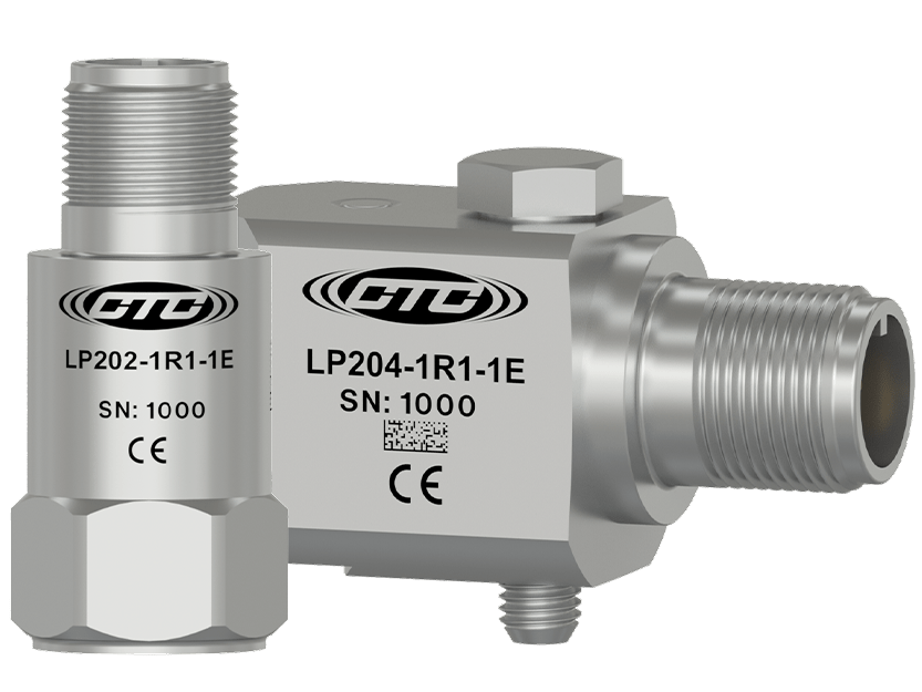 A render of a CTC LP202 top exit loop power sensor and LP204 side exit loop power sensor.