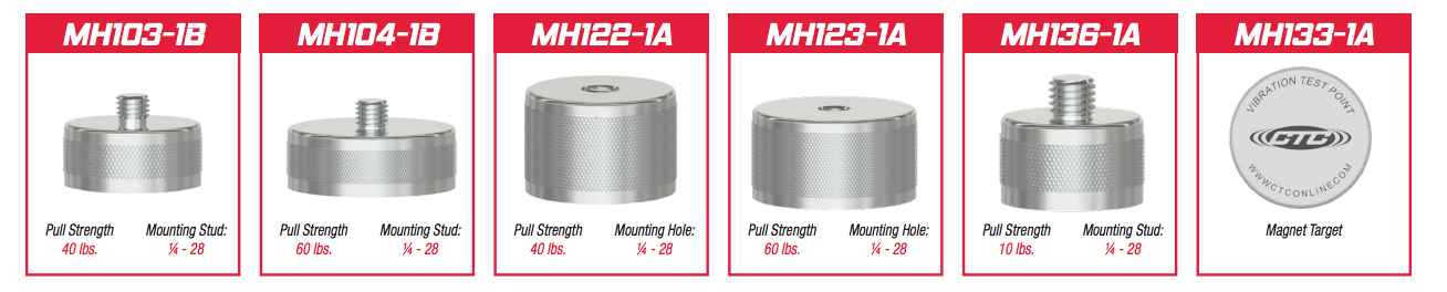 CTC Rare Earth Magnetic Bases for Flat Surfaces