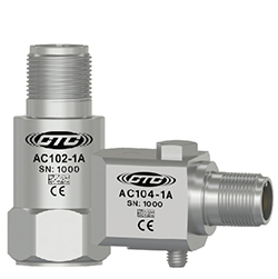 AC102 and AC104 top exit and side exit general purpose accelerometers, standard size