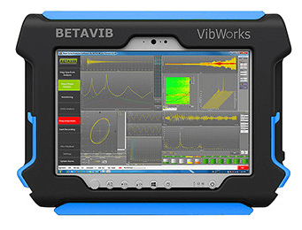A BETAVIB VibWorks King portable data collector