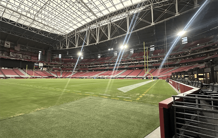 Interior view of Arizona's State Farm Arena