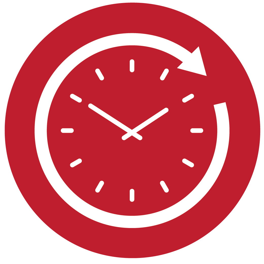 Icon representing saving time