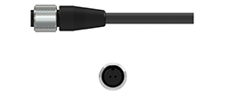 A render of a CTC J2A mini accelerometer connector