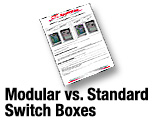 Comparison of the features and benefits of the new modular field upgradeable switchboxes with CTC's standard factory configured