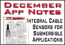Integral Cable Sensors for Submersible Applications