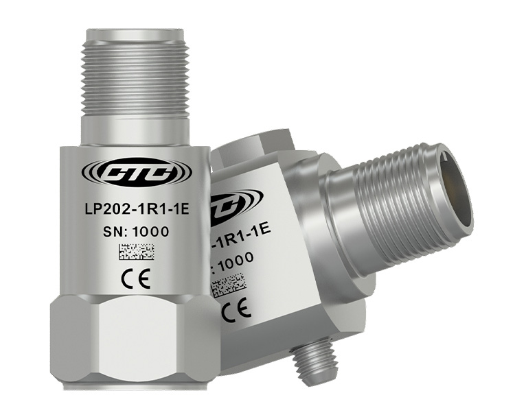 Side and top exit CTC Loop Power sensors engraved with CTC Line logo, part number, serial number, data matrix, and CE logo.